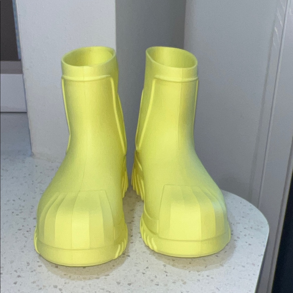 Adidas Unisex Neon Yellow Waterproof Rain Boots